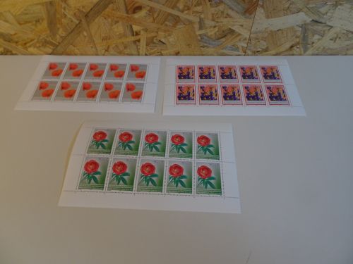 Kosovo Michel 28-30 Kleinbogen postfrisch Blumen