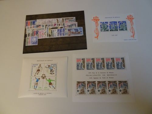 Monaco Jahrgang 1982 postfrisch fast komplett
