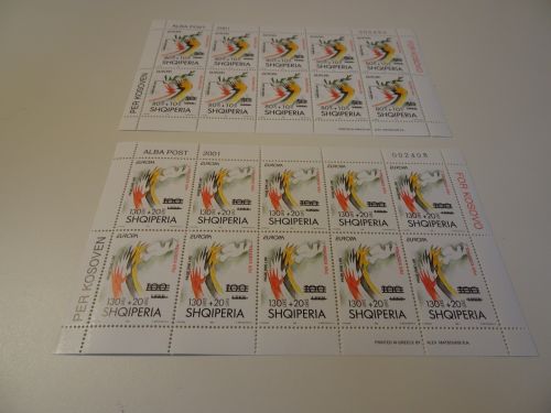 Albanien Michel 2784/85 Kleinbogen postfrisch