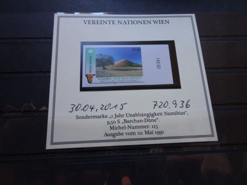 UNO Wien Michel 115 U ungezähnt postfrisch