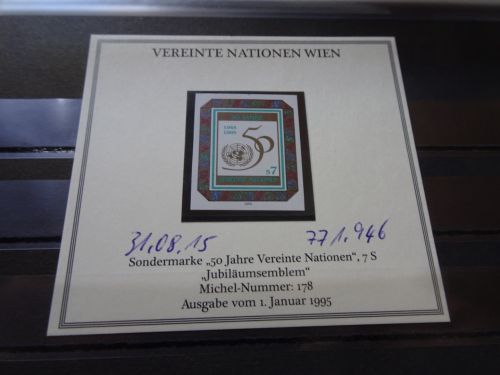 UNO Wien Michel 178U ungezähnt postfrisch