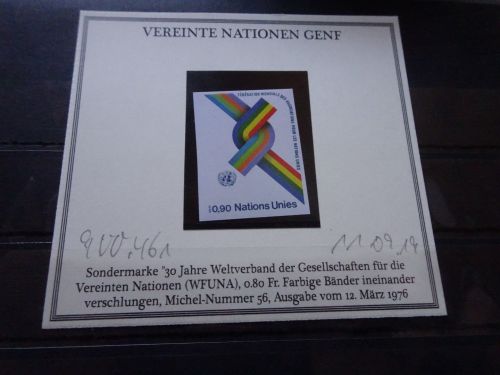 UNO Genf Michel 56U ungezähnt postfrisch