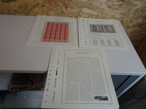 Deutsches Reich Michel 801B Bogen postfrisch 3 RM