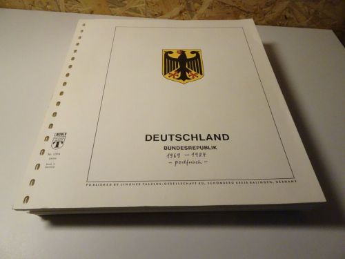 Bund 1969-1984 postfrisch komplett inkl. Lindner Blätter