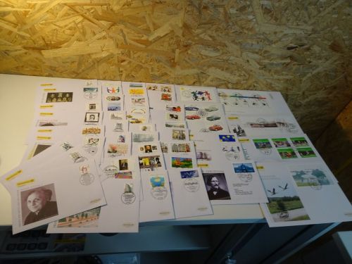 Bund Jahrgang 2004 FDC (ohne Selbstklebende) komplett