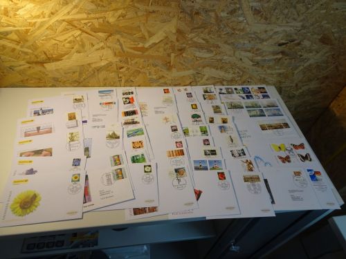 Bund Jahrgang 2005 FDC (ohne Selbstklebende) komplett