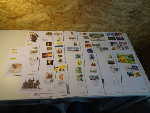 Bund Jahrgang 2009 FDC komplett (ohne Selbstklebende)