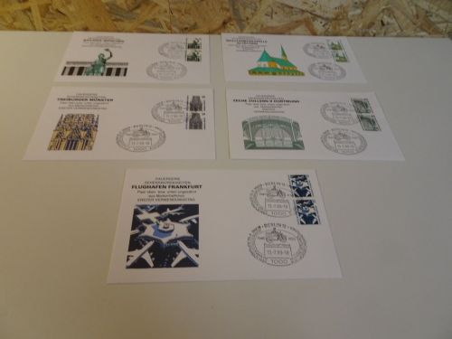 Berlin Sehenswürdigkeiten C/D Paare FDC