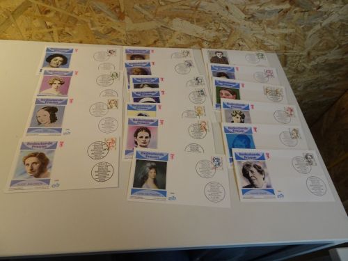 Berlin Bedeutende Frauen komplette Serie auf FDC