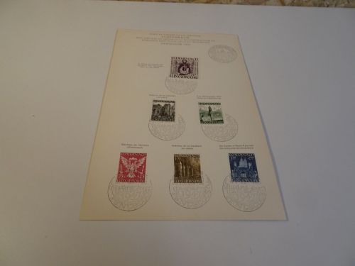 Luxemburg Michel 417-422 Gedenkbaltt