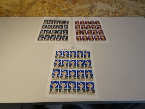 Liechtenstein Michel 910-912 Kleinbogen postfrisch Weihnachten