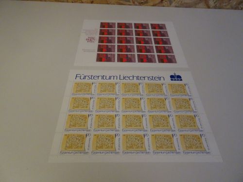 Liechtenstein Michel 928-929 Kleinbogen postfrisch