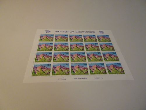 Liechtenstein Michel 1038 Kleinbogen postfrisch Berge