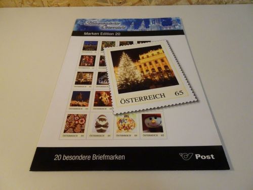 Österreich Marken Edition 20 gestempelt Adventmärkte