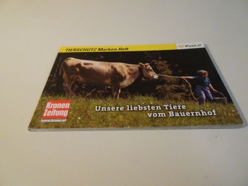 Österreich Tierschutz Markenheft