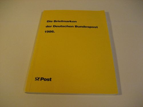 Bund Briefmarken der Deutschen Bundespost 1986