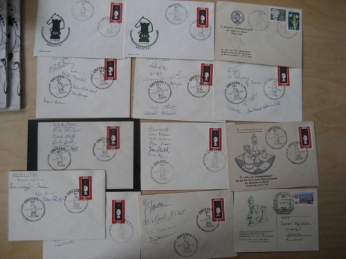 Schach / Chees, 11 Belege mit SST + Unterschrift WM 1969