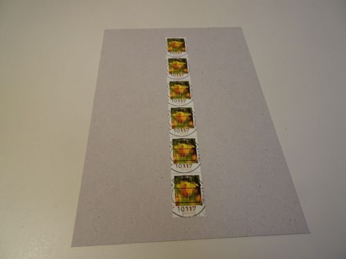 Bund Michel 2568 6er Streifen Vollstempel mit Nummer