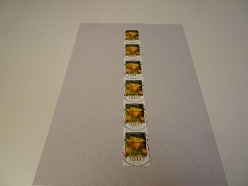 Bund Michel 2568 6er Streifen Vollstempel mit Nummer