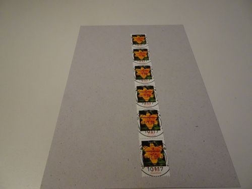 Bund Michel 2534 6er Streifen Vollstempel mit Nummer