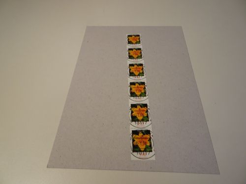 Bund Michel 2534 6er Streifen Vollstempel mit Nummer