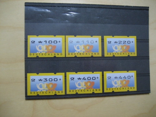 Bund ATM VS 3.2. postfrisch Satz für Vordruck