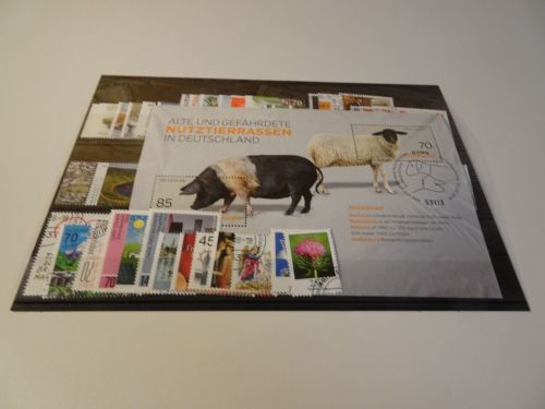 Bund Jahrgang 2016 gestempelt ohne selbstklebende komplett