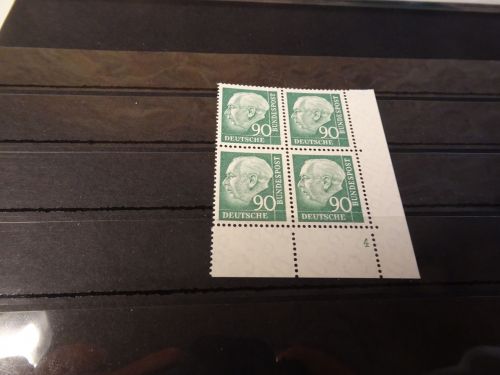 Bund Michel 265 Eckrand Viererblock FN4 postfrisch