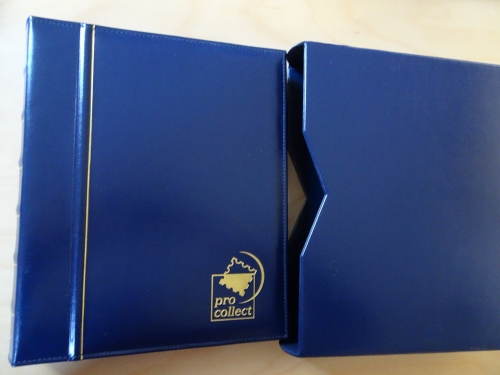 Dt. Post Pro Collect extra Binder + 40 Hüllen A4 6S + Schuber