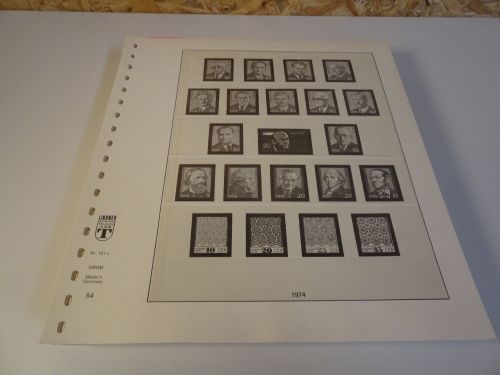 DDR Lindner T falzlos 1974-1979 mit Mängeln