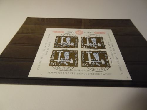 Schweiz Block 17 Pro Patria 1960 mit 4 Vollstempel