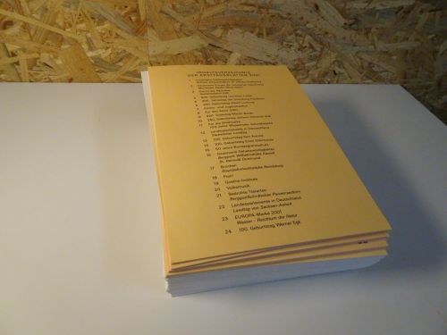 Bund ETB 2001-2004 komplett