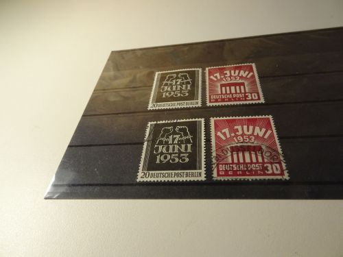 Berlin Michel 110-111 postfrisch + gestempelt