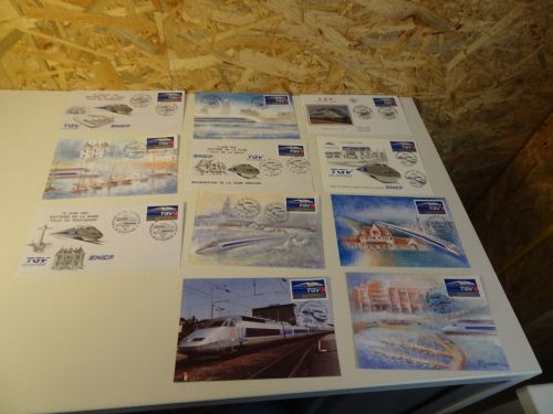 Frankreich Michel 2743, 11 Belege TGV