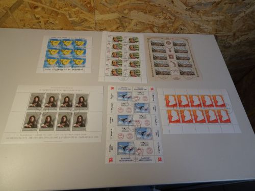 Österreich alle Kleinbogen gestempelt aus 2006