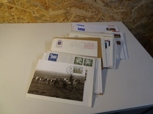 100 Island Belege (Bedarf / MK / FDC / Sonderstempel)