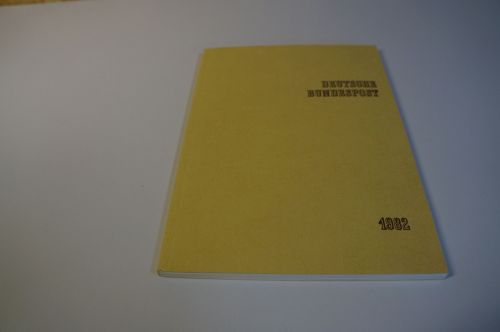 Bund Ministerjahrbuch 1982 postfrisch (gelb)