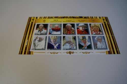 Liechtenstein Meine Marke 90. Geburtstag Papst Benedikt