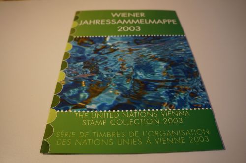 UNO Wien Jahresmappe 2003 postfrisch