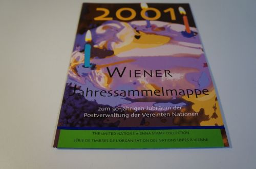 UNO Wien Jahresmappe 2001 postfrisch