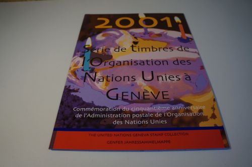 UNO Genf Jahresmappe 2001 postfrisch