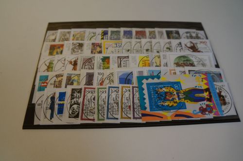 Bund Jahrgang 1993 gestempelt komplett