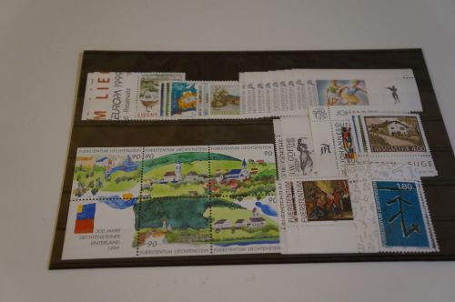 Liechtenstein 1999 postfrisch komplett