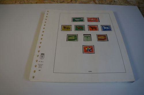 Bund 1969-1980 postfrisch inkl. Lindner
