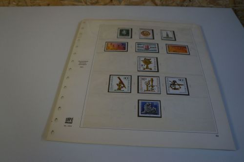 Berlin 1981-1990 postfrisch inkl. Safe Dual Blätter