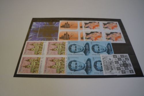 Österreich Buntdruck/Schwarzdruck lot