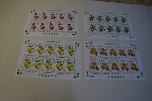 Rumänien Michel 5694-97 KB postfrische Früchte