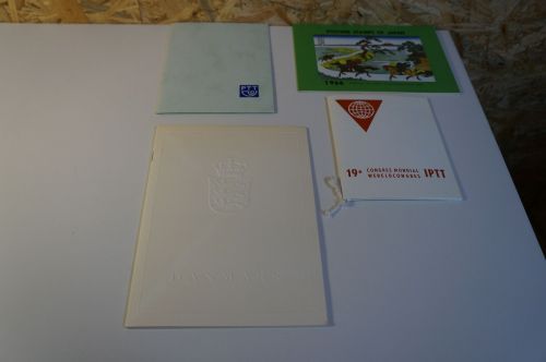 4 Hefte zu Post Kongressen 60er Jahre