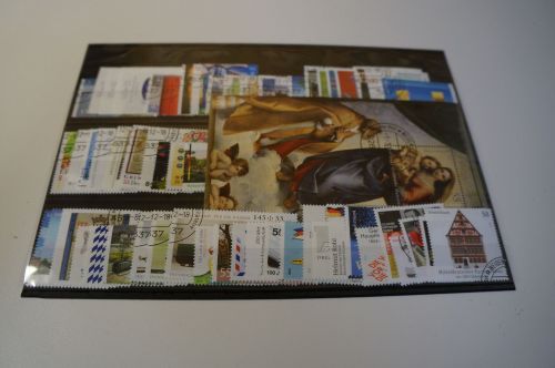 Bund Jahrgang 2012 komplett ohne selbstklebende gestempelt