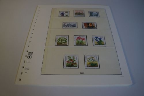 Bund Jahrgang 1991 postfrisch + gestempelt komplett inkl. Lindner T